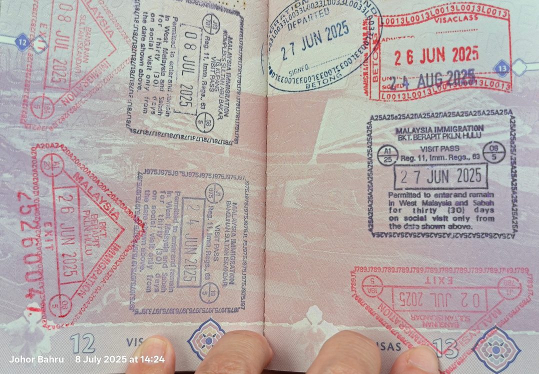 24/6 to 1/7/2025 First time Driving into Thailand